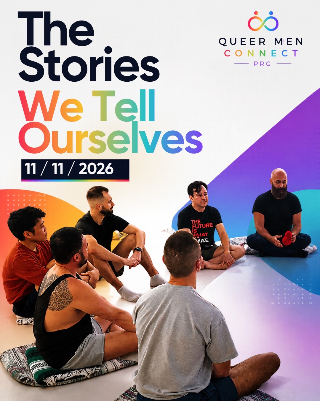 The Stories We Tell Ourselves event poster, 11 November 2026